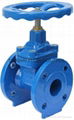 ductile iron /cast iron metal seated gate valve 4