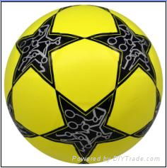 star laminated football ball number 5