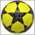 star laminated football ball number 5 3