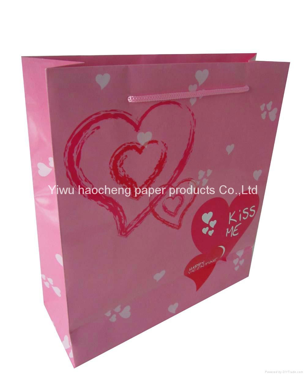 Valentines paper bag