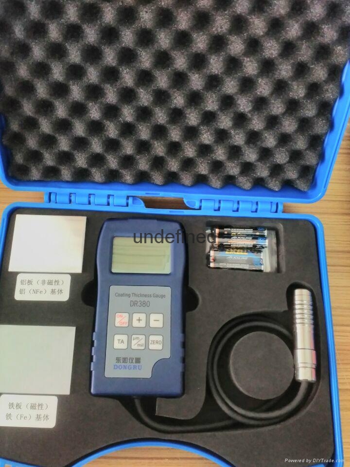 双功能涂层测厚仪DR380铁铝两用涂层测厚仪 4