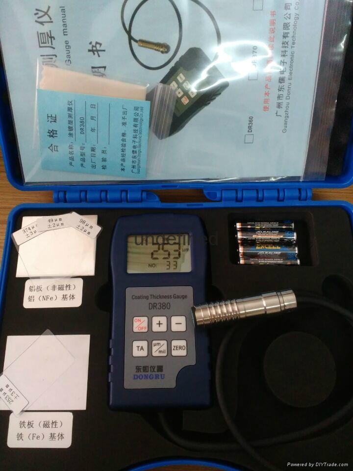双功能涂层测厚仪DR380铁铝两用涂层测厚仪 5
