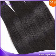 Brazilian Straight hair Ms Lula Unprocessed Brazilian Hair 3pcs Brazilian Virgin