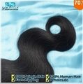 Cheap remy 100 human hair product unprocessed virgin brazilian hair extension br 1