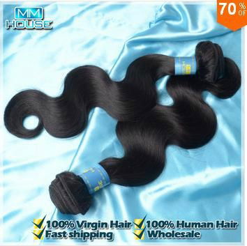 Cheap remy 100 human hair product unprocessed virgin brazilian hair extension br 4