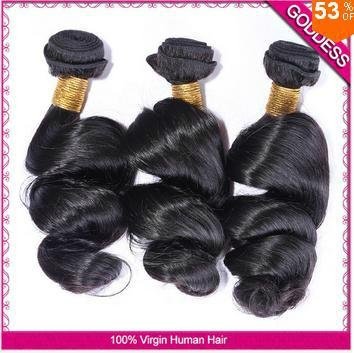 Luvin Hair Brazilian Loose Wave Hair 3 Pcs 6A Unprocessed Brazilian Virgin Hair  3
