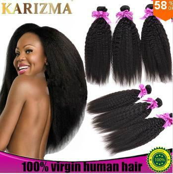 7a Brazilian Virgin Hair Kinky Straight Weave 3Bundles Human Hair Straight Brazi 4