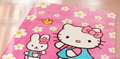 Hello kitty polyester carpet for