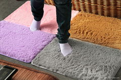 Bathroom Warm Shaggy Floor Rug Washable