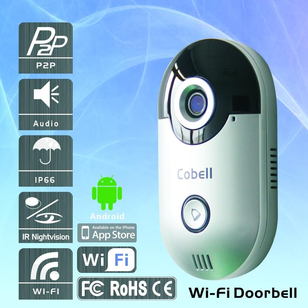 2015 Best Selling Smart Home Product WiFi Doorbell Camera, WiFi Doorbell