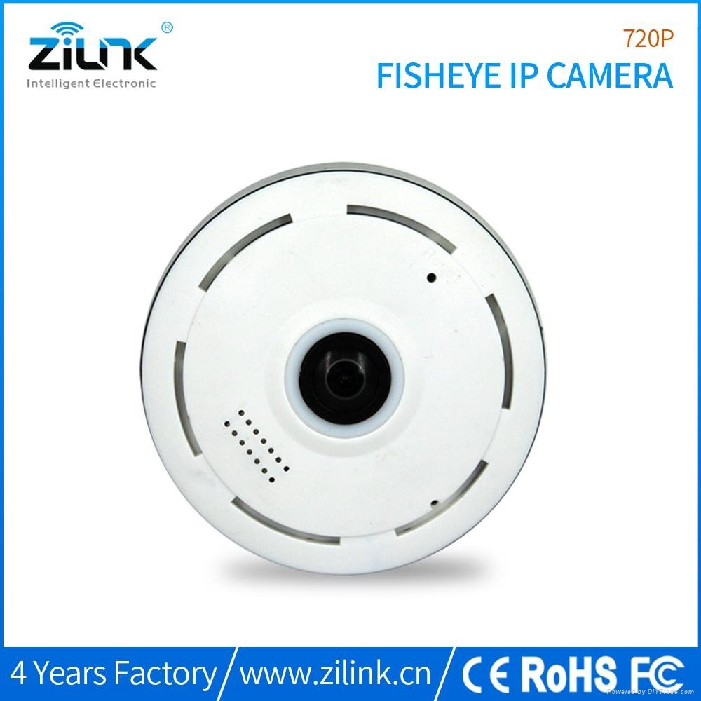 ZILINK Wifi Wireless 960P (1.3 Megapixel) Fisheye Panoramic IP Network Camera