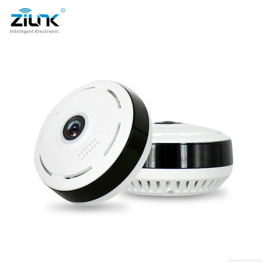 ZILINK Wifi Wireless 960P (1.3 Megapixel) Fisheye Panoramic IP Network Camera 3