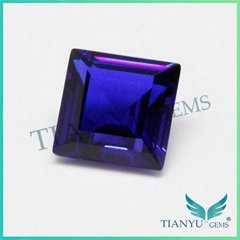 D-burman blue princess synthetic spinel gemstone for Jewelry making free sample