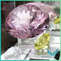 Wholesale artificial gemstone zircon crystal diamond crystal furnishing articles