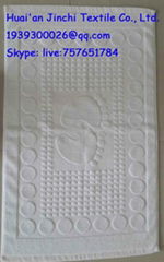 100% superior cotton bath mat