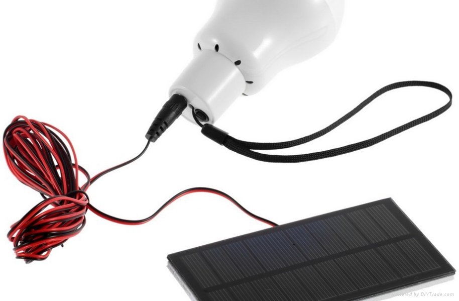  Portable Solar Power LED Bulb Lamp
