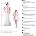Hot sale White Sexy Sweetheart Minimalist Mermaid Wedding Dresses 2015 Vestido D 4