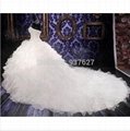 Hot Sale Chapel Train Ball Gown Wedding Dresses With Embroidery Sweetheart And O 3