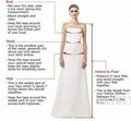 Vestido De Noiva A-Line Floor Length Appliques Tulle Csutomize Lace Elegant Wedd 4