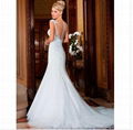 Vestido De Noiva Sweetheart See Through Back Floor Length Tulle Elegant Lace Bea