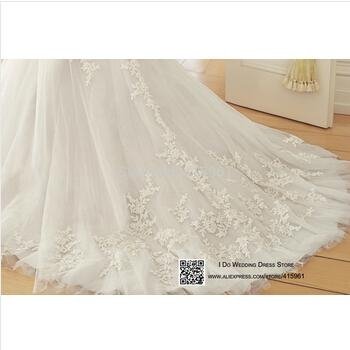 Dreamy Design 2015 Wedding Dresses Lace Mermaid Bridal Gowns Scoop Tank See Thro 3