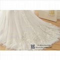 Dreamy Design 2015 Wedding Dresses Lace Mermaid Bridal Gowns Scoop Tank See Thro 3