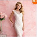 Lace Mermaid Wedding Dresses 2015 Sexy See Through Little Mermaid Elegant Plus S 4