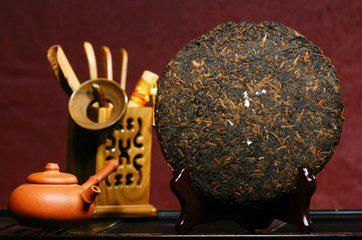 2006 yr Dragon Yunnan Ripe Puer tea Cake LongYu pu er 4