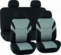 CAR SEAT COVERS BLACK & GREY Polyester Mesh HY-S1003 1