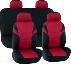 CAR SEAT COVERS RED & BLACK Printing Cloth HY-S1024  