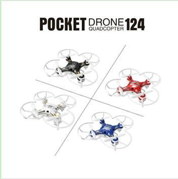 New Hot Sale FQ777-124 Pocket Drone 4CH 6Axis Gyro Quadcopter 