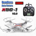 RC Quadcopter X5C-1 V2.0 Headless Autoreturn Mode 2.4G 4CH 6 Axis Remote Control 3