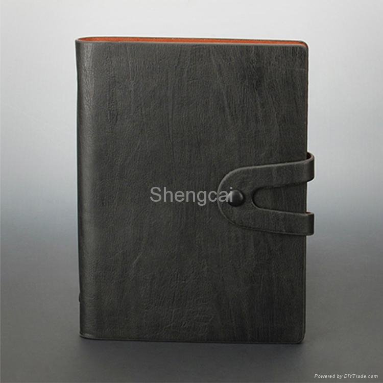 Office supplies A5 fashion pu leather business notebook  2