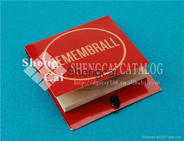 hot sell small pocket customized logo note pad/ memo pad 