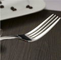 Stainless steel steak knife and fork spoon 2