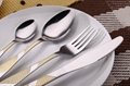 2016 new style stainless steel cutlery set knife fork spoon 2