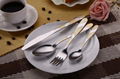 2016 new style stainless steel cutlery set knife fork spoon 3