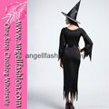 Long Sleeve Witches Sexy Halloween Costume 2