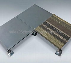 antistatic cement infill steel raised floor