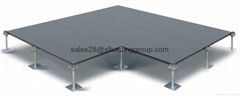 antistatic PVC finished raised floor system