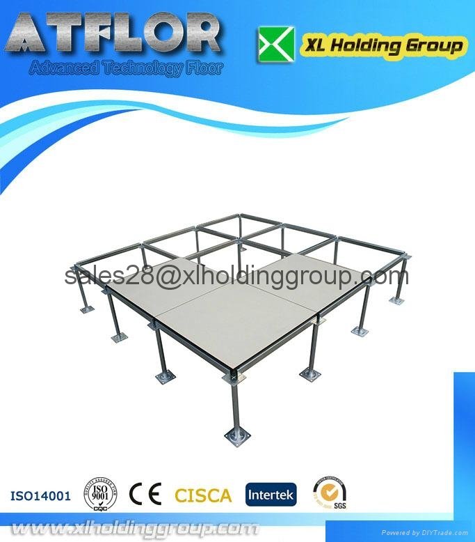 steel raised floor with antistatic ceramic tile