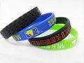 Wholesale Silicone wristbands Twist Silicone Bracelet 3