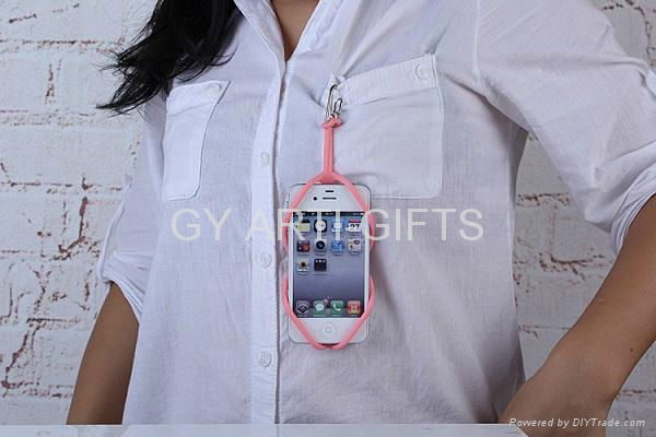 Wholesale Universal Hang Rope Cell Phone Case for all cell phone 3