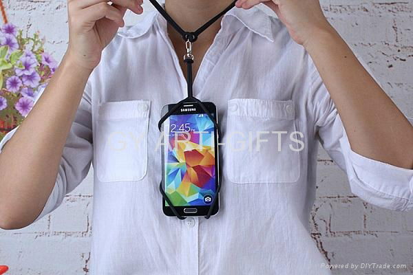 Wholesale Universal Hang Rope Cell Phone Case for all cell phone 2