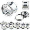 wholesale jewelry new product fashion stainless steel piercing ear tunnel tunnel 1