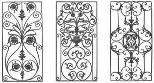 wrought iron panel 3