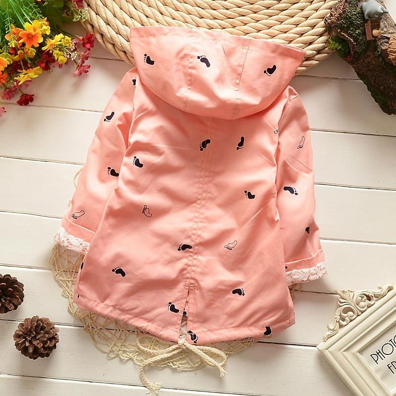 2015 Korean kids girl trench coat for children wholesale baby girls fashion  3