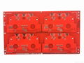 4 Layers Immersion Gold PCBs With Red Solder Mask 3