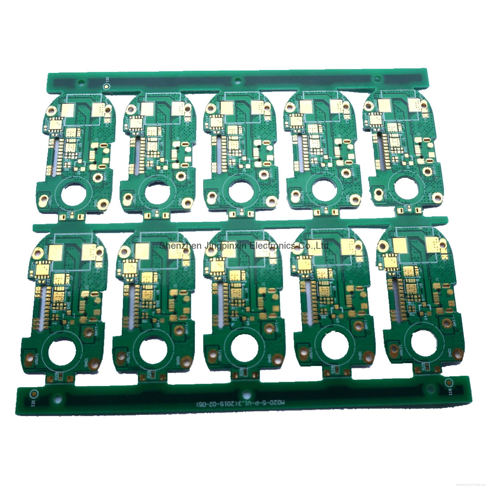 6 Layers Rigid Printed Circuit Boards with Immersion Gold Surface Finishing