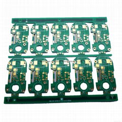 6 Layers Rigid Printed Circuit Boards with Immersion Gold Surface Finishing